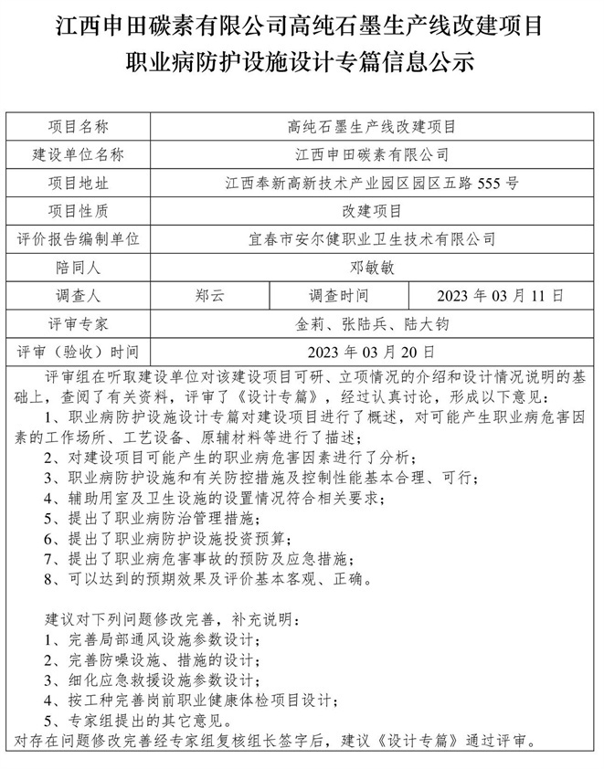 江西申田碳素有限公司高純石墨生產(chǎn)線改建項目職業(yè)病防護設施設計專篇信息公示.jpg